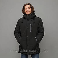Зимняя мужская классическая куртка из мембранной ткани, размеры 48-62, ТМ VAVALON, арт. 2003 black