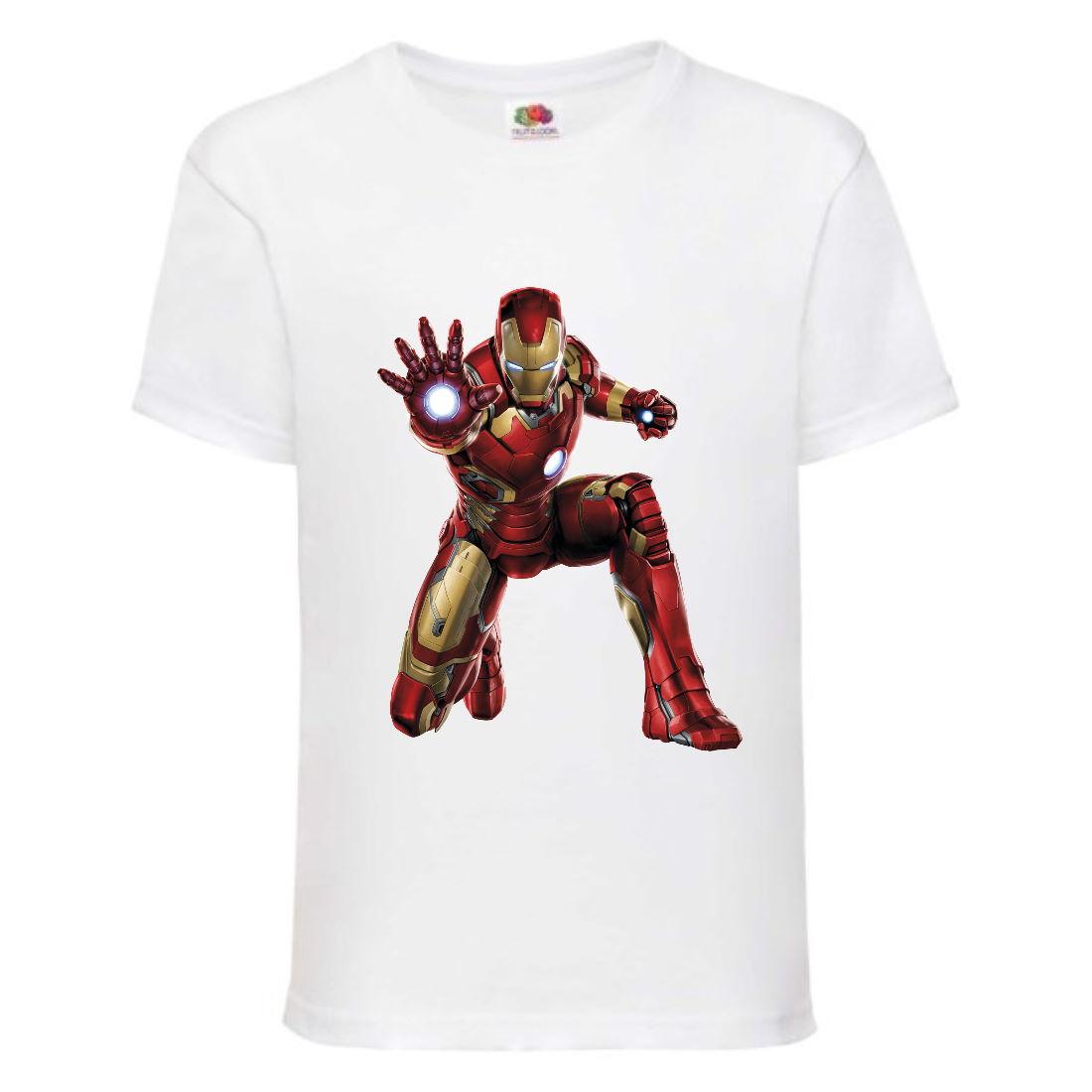 Футболка Залізна людина (Ironman-001) біла
