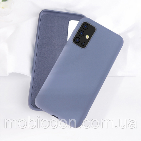 Чохол Silicone Case Full для Xiaomi mi 10 lite Lavander Grey