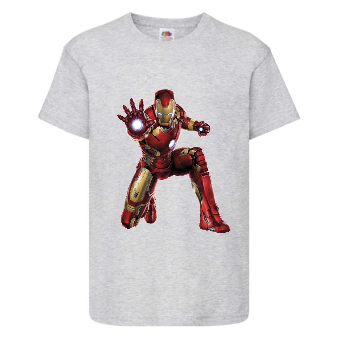 Футболка Залізна людина (Ironman-001) сіра
