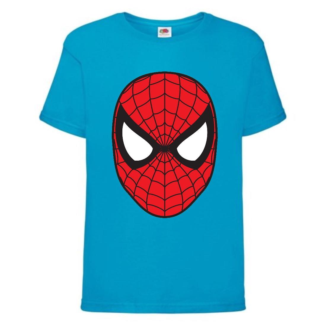 Футболка Людина Павук (Spiderman-002) блакитна