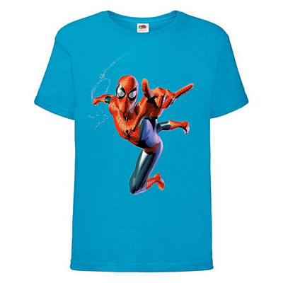 Футболка Людина Павук (Spiderman-003) синій