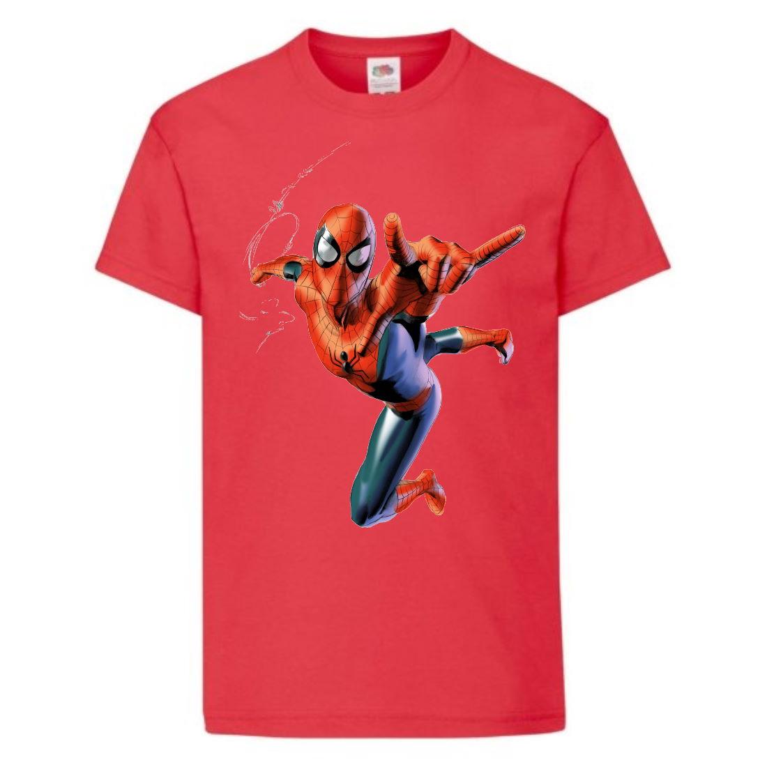 Футболка Людина Павук (Spiderman-003) червона