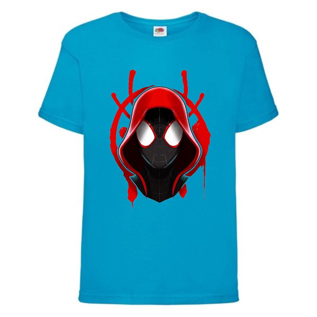 Футболка Людина Павук (Spiderman-001) блакитна
