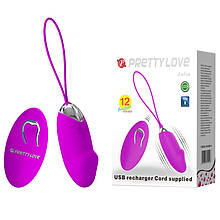 Віброяйце зі стимулюючим виступом та бездротовим пультом Pretty Love Julia