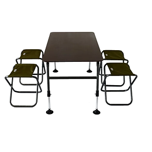 Комплект меблів складаний стіл і стільці Novator SET-4 (100х60)