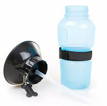 Поїлка для собак переносна Dog Water Bottle 7363, синя, фото 4