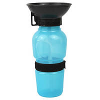 Поилка для собак переносная Dog Water Bottle 7363, синяя