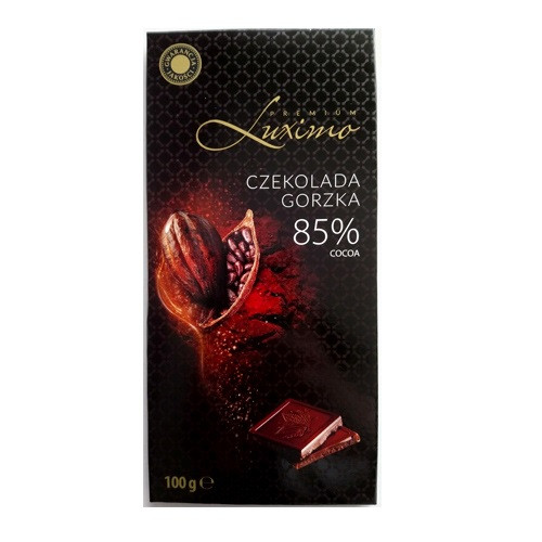 Шоколад черный Luximo Premium 85 % какао 100 г Польша - фото 2 - id-p637282513