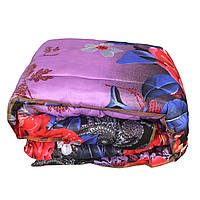 Недорого вовняна полуторна ковдра 145/215, тканина полікотон