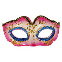Венецианская маска "Флоранс" розовая