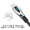 Кабель Kaku KSC-097 USB Type-C 1.2 m з індикатором - Black, фото 3