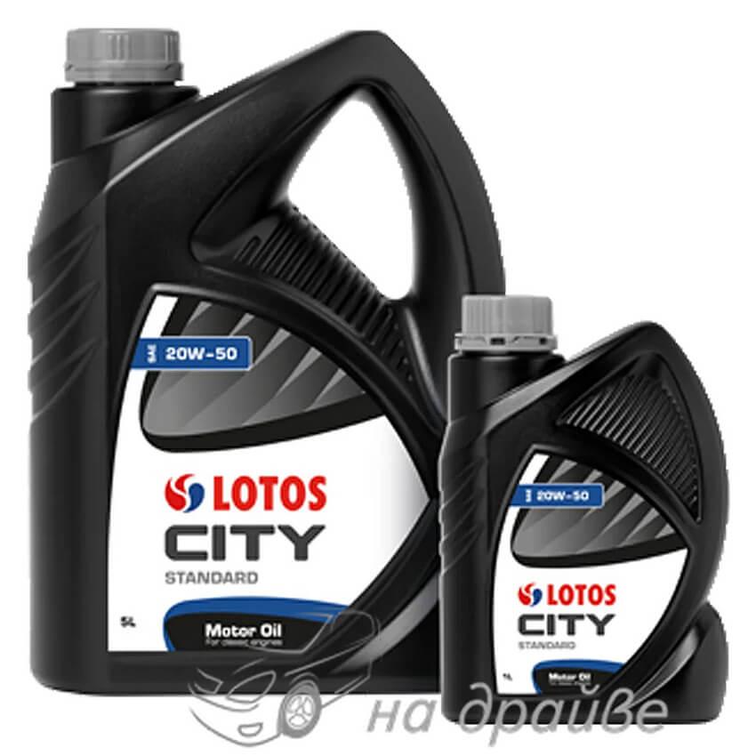 Олива моторна CITY STANDARD SF/CD 20W-50 4 л Lotos Oil