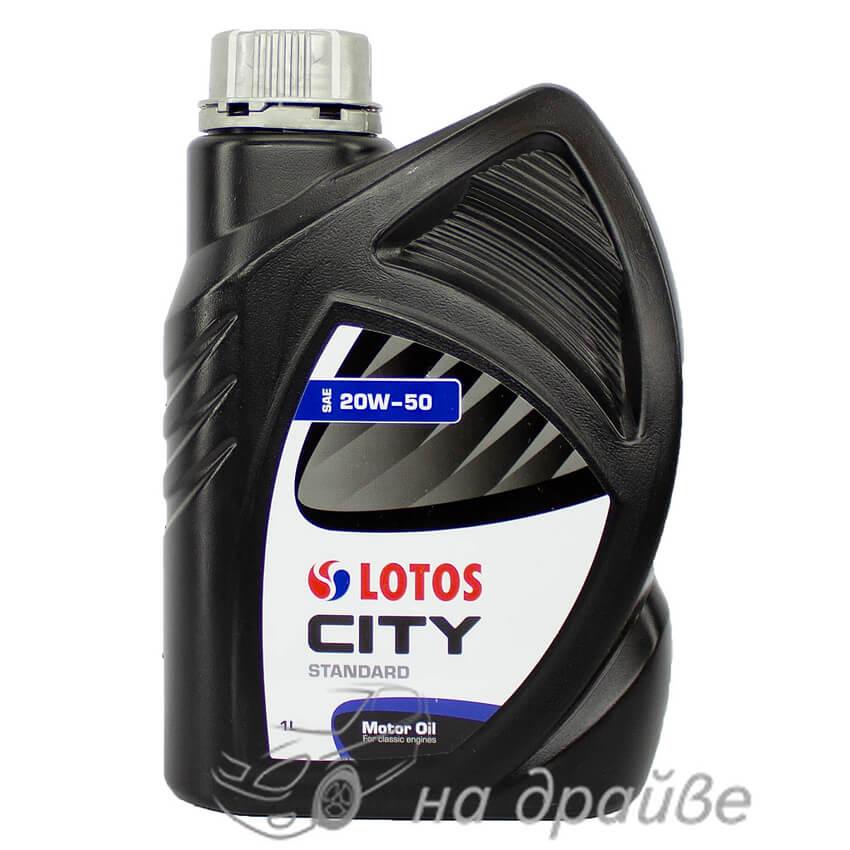 Масло моторне CITY STANDARD SF/CD 20W-50 1 л Lotos Oil