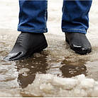 Силіконові чохли бахіли для взуття від дощу та бруду розмір S 32-36 розмір колір чорний, фото 3