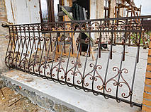Кованые перила на террасу  1