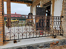 Кованые перила на террасу  2