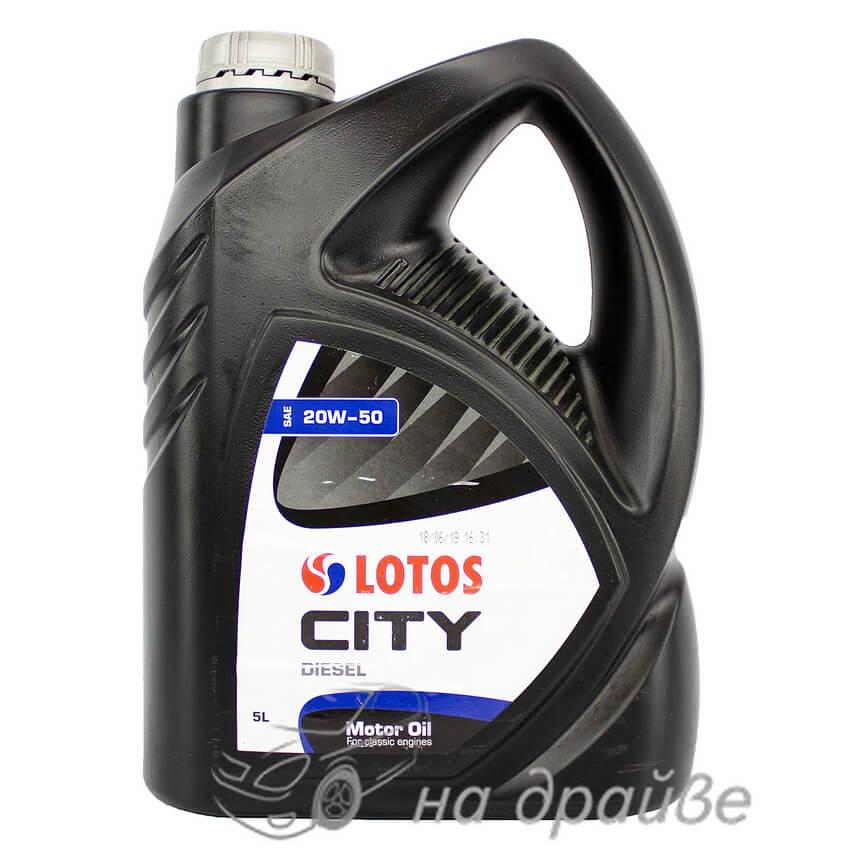 Масло моторне CITY DIESEL CC 20W-50 5 л Lotos Oil