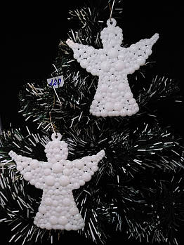 Прикраси на ялинку іграшки 3D Ангел 10*9 см