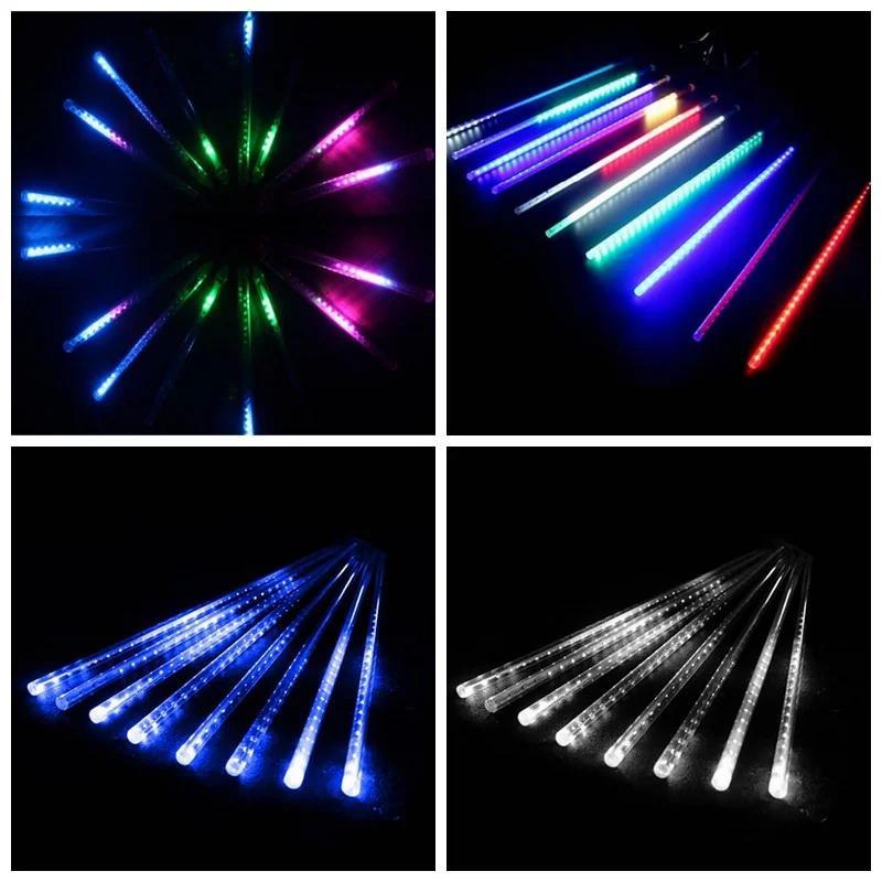 Гирлянда Тающие сосульки LED 8шт. по 50см (синие ) - фото 8 - id-p178141687