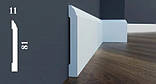 Плінтус з дюрополімера ударостійкий LPC-15 Cezar заввишки 81 мм, Польща, фото 4