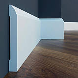 Плінтус з дюрополімера ударостійкий LPC-15 Cezar заввишки 81 мм, Польща, фото 3