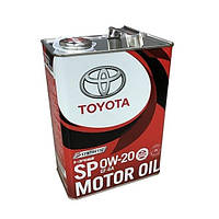 Моторное масло Toyota Motor Oil SP 0W-20 4л