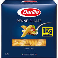 Макарони Barilla №73 Penne Rigate, з твердих сортів пшениці, 1 кг (Італія)