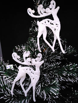 Прикраси на ялинку іграшки 3D Олень довгі ноги 14*8 см