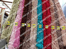 Покривало плед травичка 220х240 бамбукове хутряне пухнасте з довгим ворсом Koloco багато кольорів, фото 3