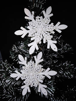 Прикраси на ялинку іграшки 3D Сніжинка 3D 12,5*12,5 см