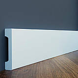 Плінтус прямокутний  Cezar з дюрополімеру LPC-28 висотою 79 мм. Польща. Доставка, фото 4