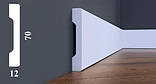 Плінтус прямокутний ударостійкий LPC-37 Cezar з дюрополімер заввишки 70 мм. Доставка, фото 4