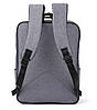 Рюкзак городской з відділенням для ноутбука, Чоловічий рюкзак, Якісний рюкзак, (41х29х11 см BST) Сірий, фото 3