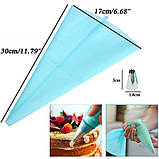 Кондитерський мішок із насадками Classic 48 шт. сталь (LB-22361), фото 3