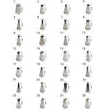 Кондитерський мішок із насадками Classic 48 шт. сталь (LB-22361), фото 6