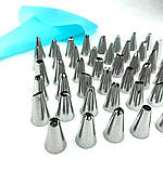 Кондитерський мішок із насадками Classic 48 шт. сталь (LB-22361), фото 7