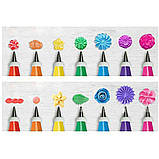 Кондитерський мішок із насадками Classic 48 шт. сталь (LB-22361), фото 9