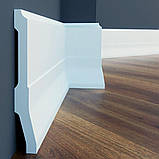Плінтус широкий ударостійкий LPC-35 Cezar з дюрополімер висотою 160 мм LPC-35 Cezar 2,44 м, фото 2