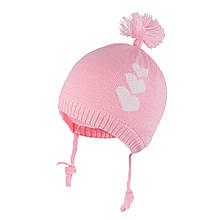 Зимова шапочка для дівчинки TuTu арт. 3-005131(36-40, 40-44) 40-44 см, Рожевий