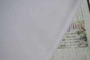 Тканина для вишивання Ubelhor Etamin біла — 25 каунт