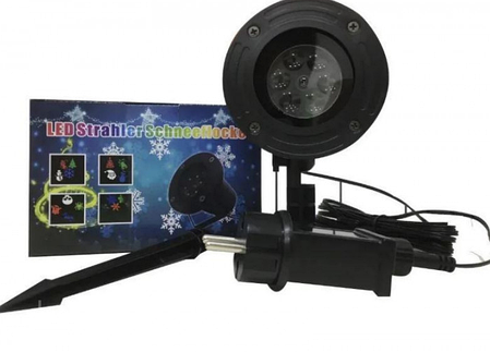 Уличная лазерная установка проектор LED Strahler Schneeflocke WL-602, фото 1