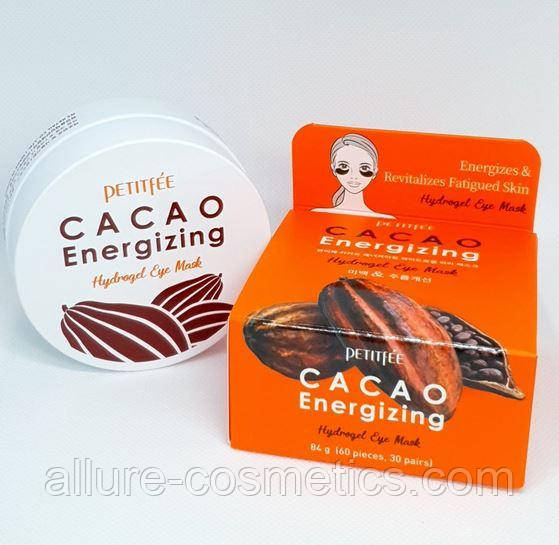 Гідрогелеві тонізувальні патчі для очей з екстрактом какао PETITFEE Cacao Energizing Hydrogel Eye mask