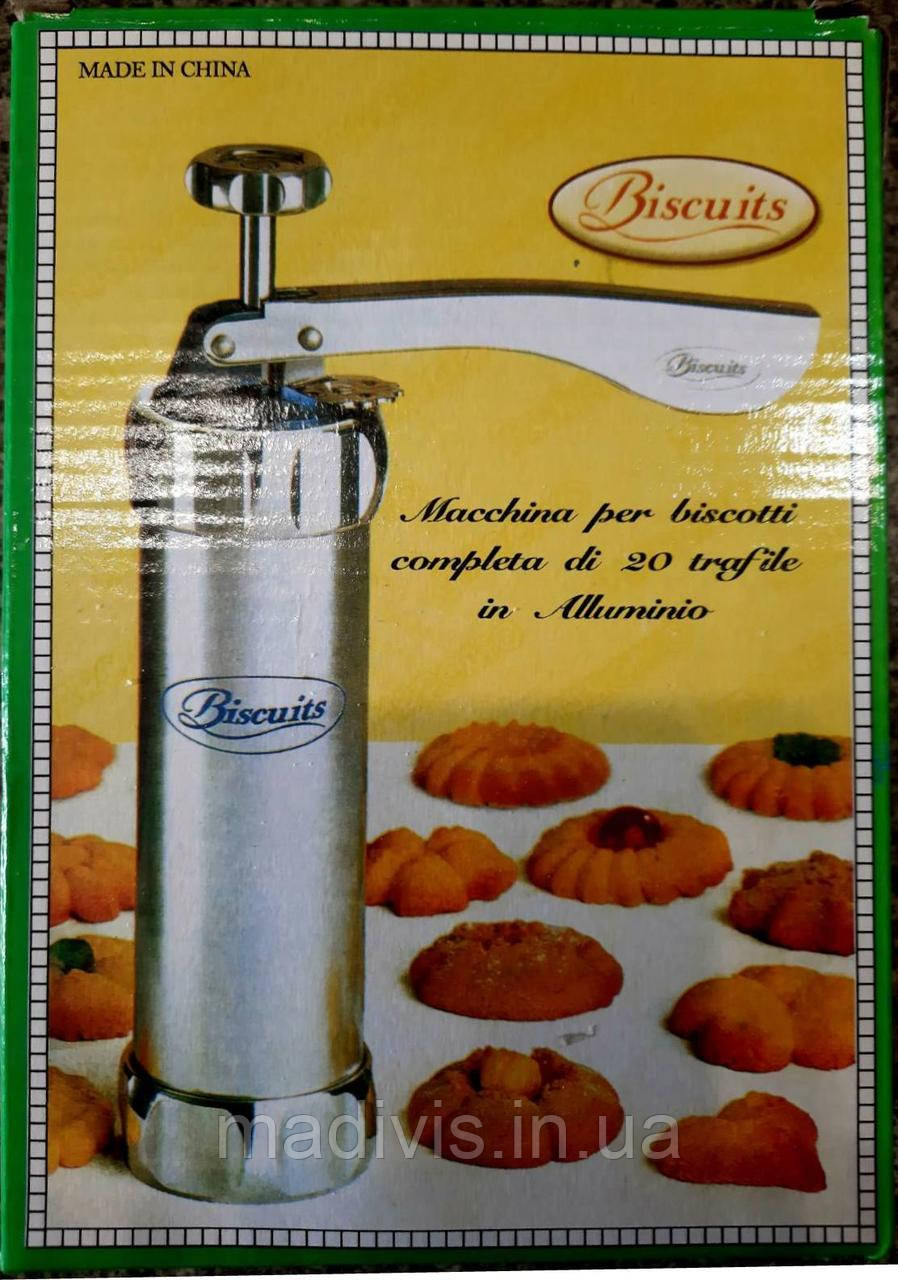 Шприц кондитерський BISCUITS професійний для тіста та крему, фото 1