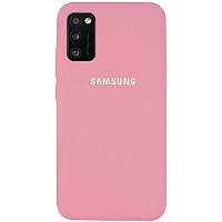 Чохол Silicone Cover Full Protective (AA) для Samsung Galaxy A41 Рожевий/Pink