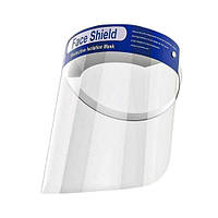 Захисний екран щиток для обличчя прозорий пластик