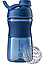 Шейкер спортивний (пляшка) BlenderBottle SportMixer Twist 20oz/590ml Navy (Original), фото 2