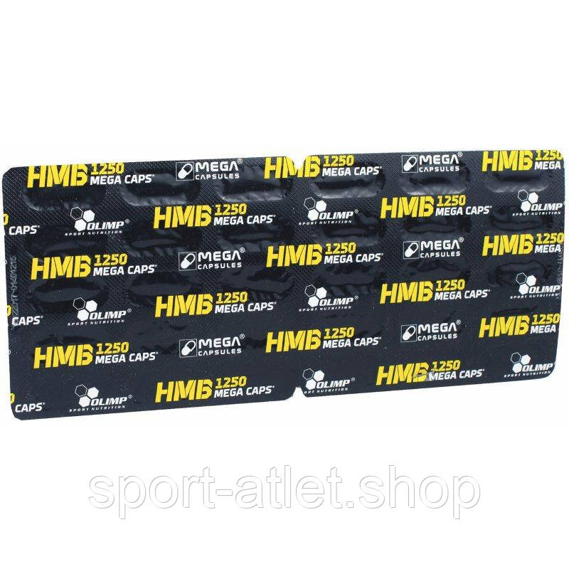 Післятренувальний комплекс Olimp HMB 1250 Mega Caps, 30 капсул