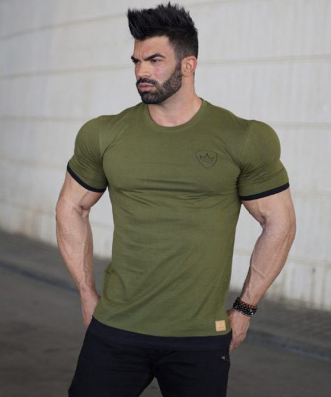 Футболка спортивного крою MCET. Колір: оливковий, фото 1