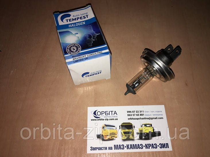 Лампа головного света H4 P45t 24V 100/90W <Tempest>